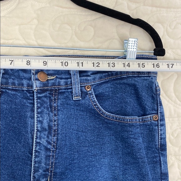 Jessica High Rise Jeans Blue Straight Leg Sz 16 - Picture 5 of 10